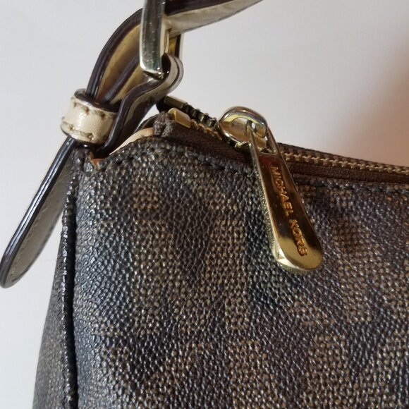 Michael Kors Brown Leather Shoulder Bag - Picture 3 of 15